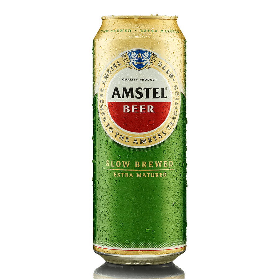 Amstel Premium Lager 500ml (Can 6 Pack)