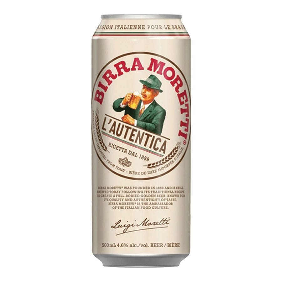 Birra Moretti 500ml Can (Case)