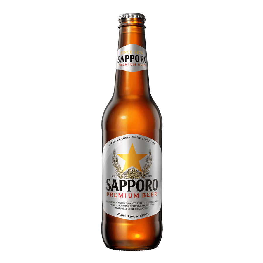 Sapporo Premium Beer (6 Pack)